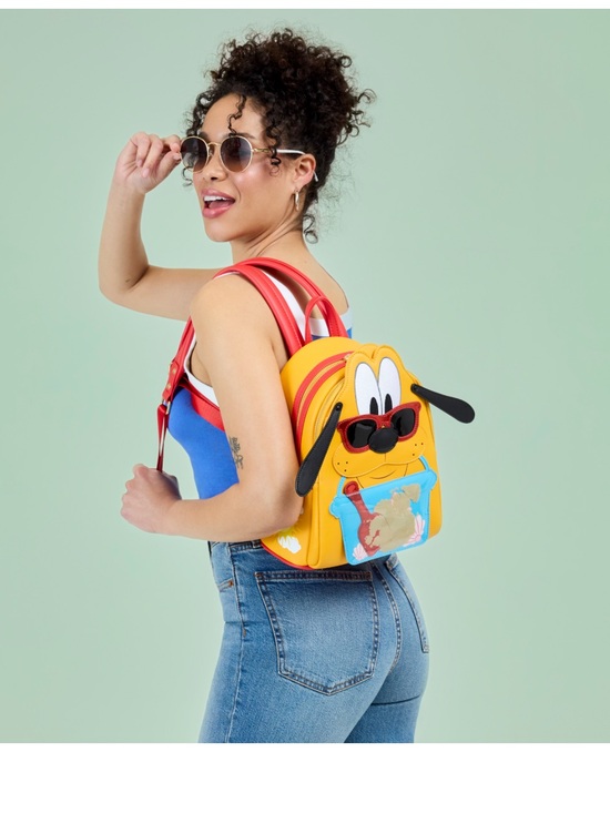 NWT Loungefly Pluto Exclusive Summer Beach Cosplay Mini Backpack main image 5